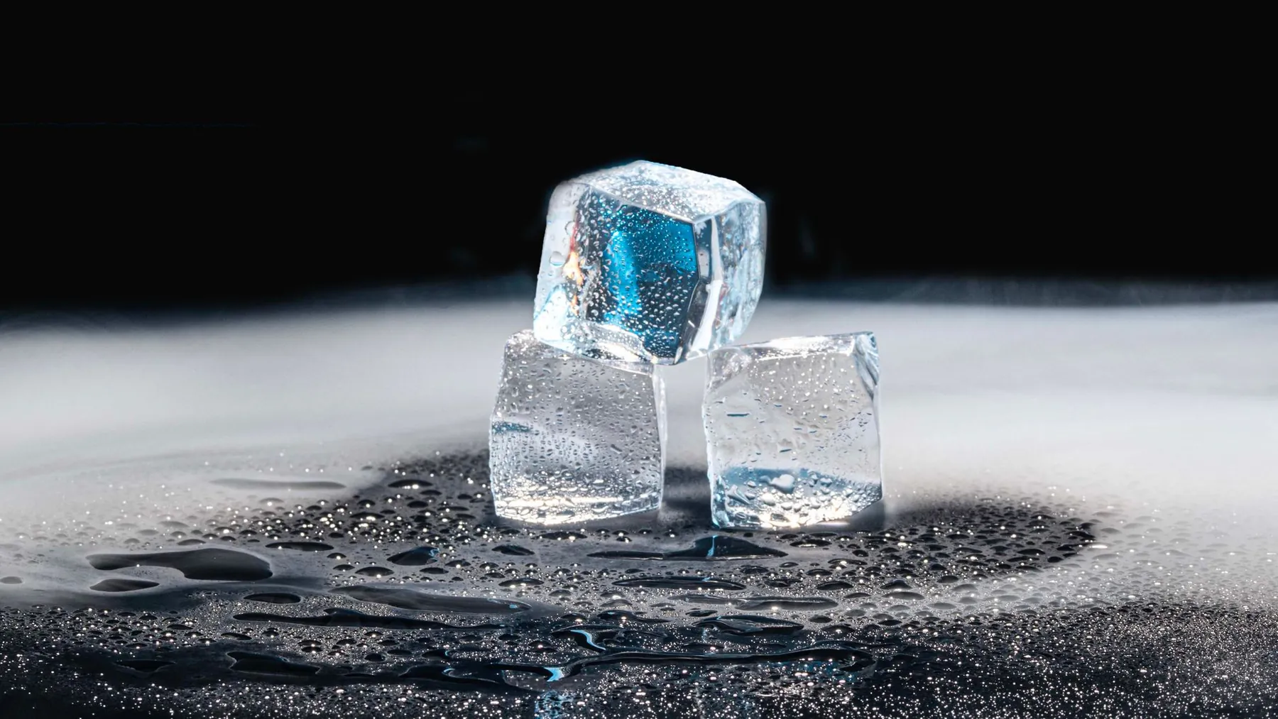 Melting ice, illustrating the cooling-based treatments marketed as alternatives.