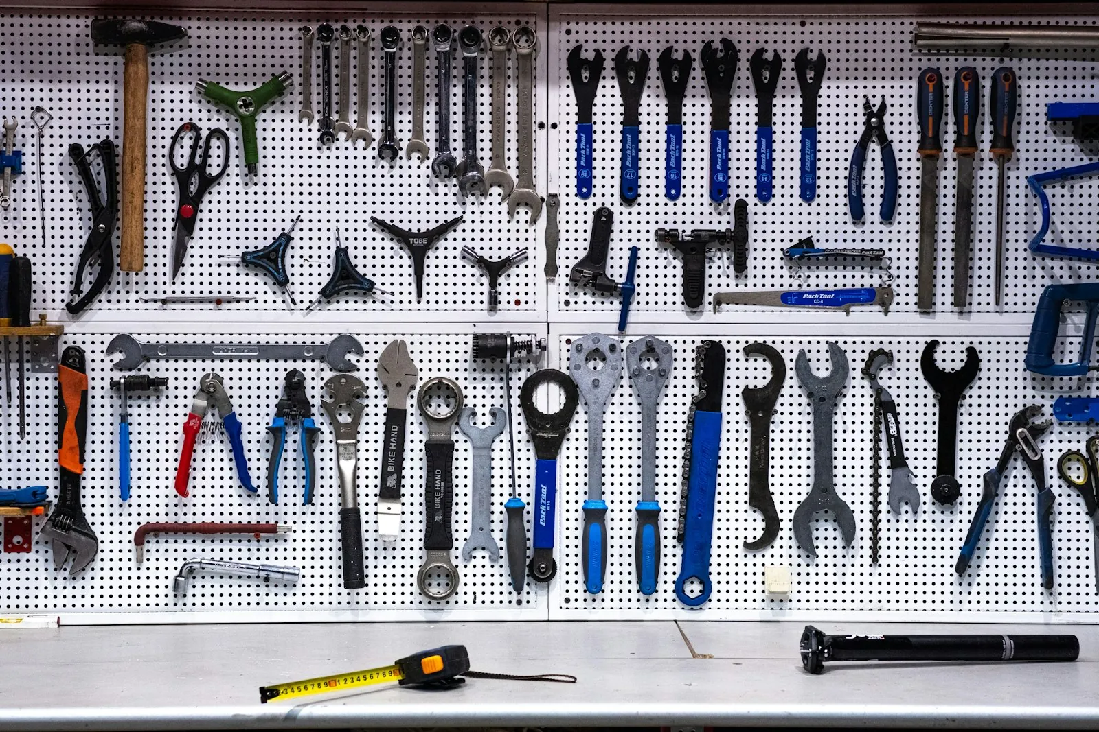 Tools sorted by type, illustrating matching a treatment to the cause.