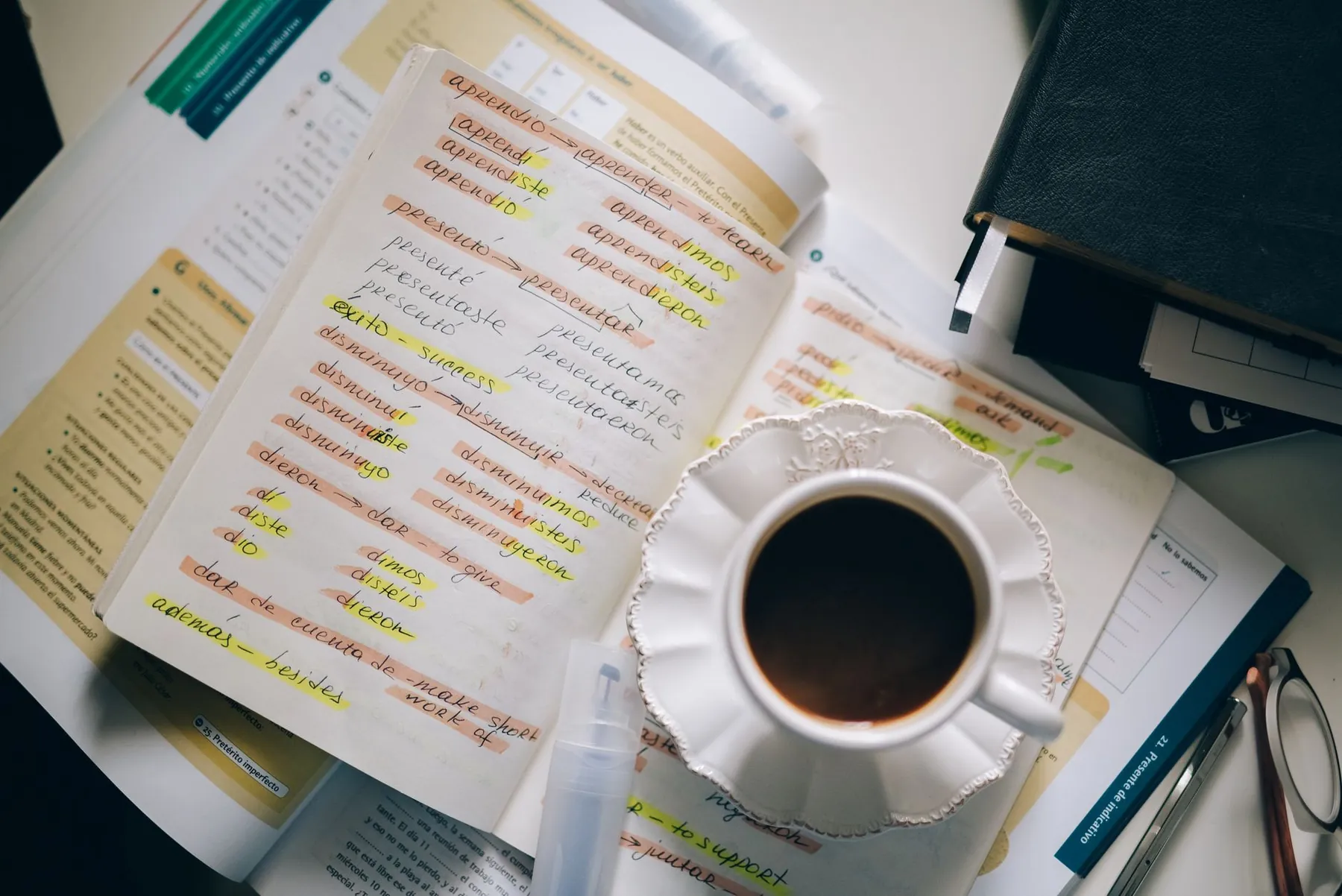 A planning list being written, illustrating what to settle before booking.