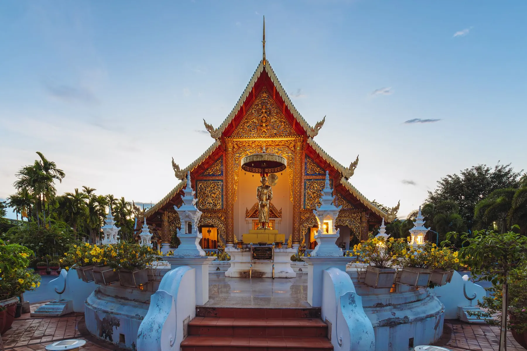 A street in Chiang Mai, illustrating the northern city where the practice's second clinic is located.