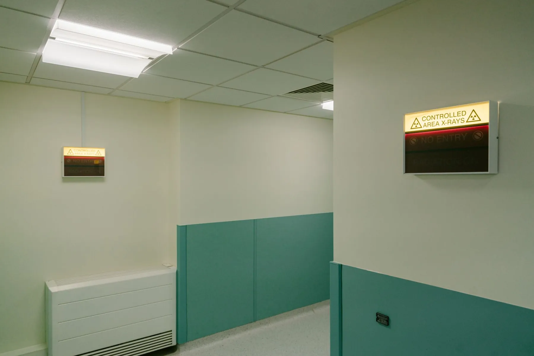 A hospital corridor, illustrating where an operation takes place.