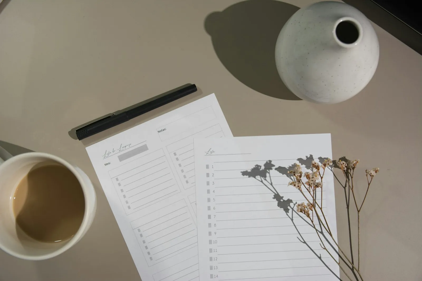 A wall planner, illustrating allowing more time than the clinical minimum.