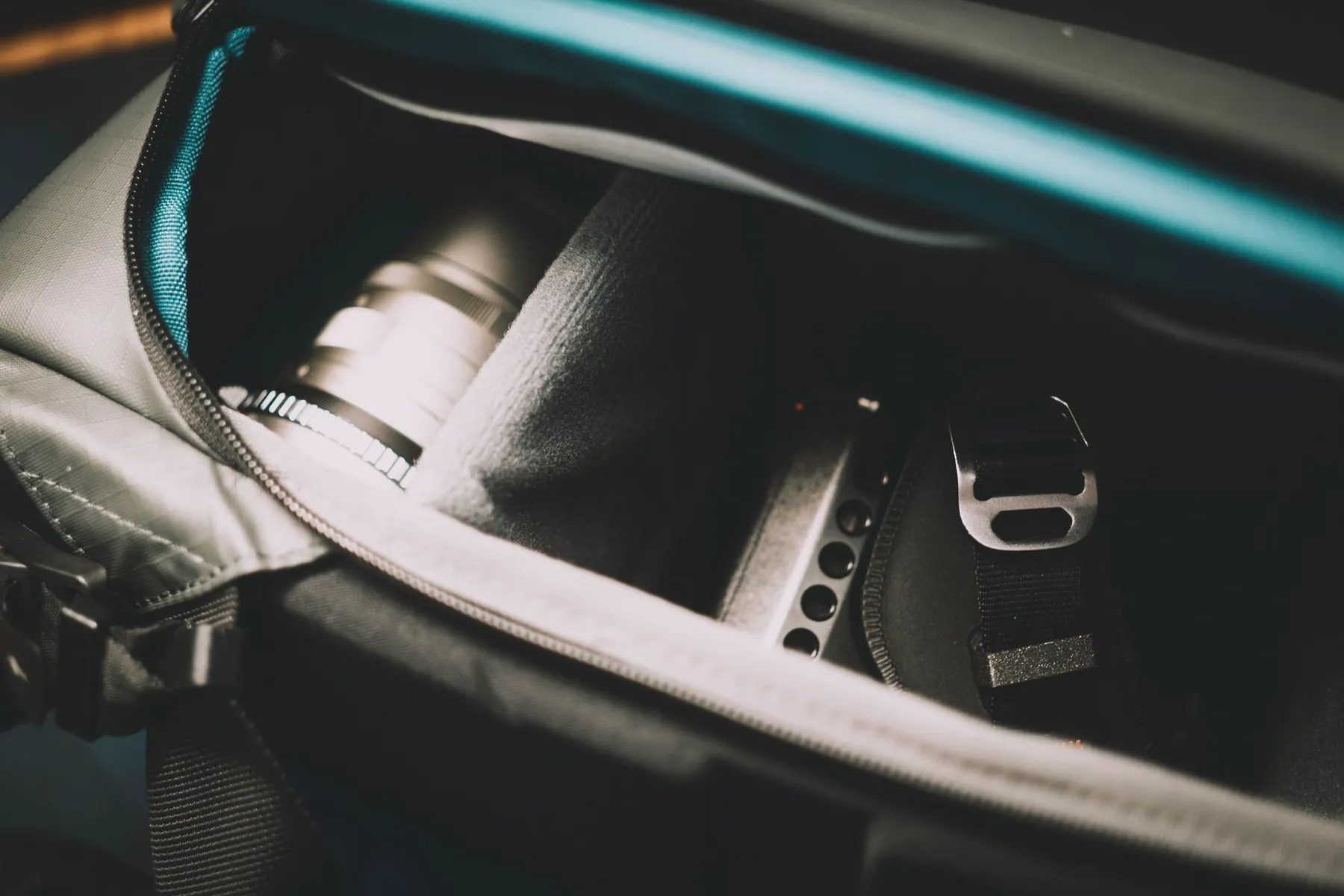 Essentials packed in a small pouch, illustrating what to carry on board.