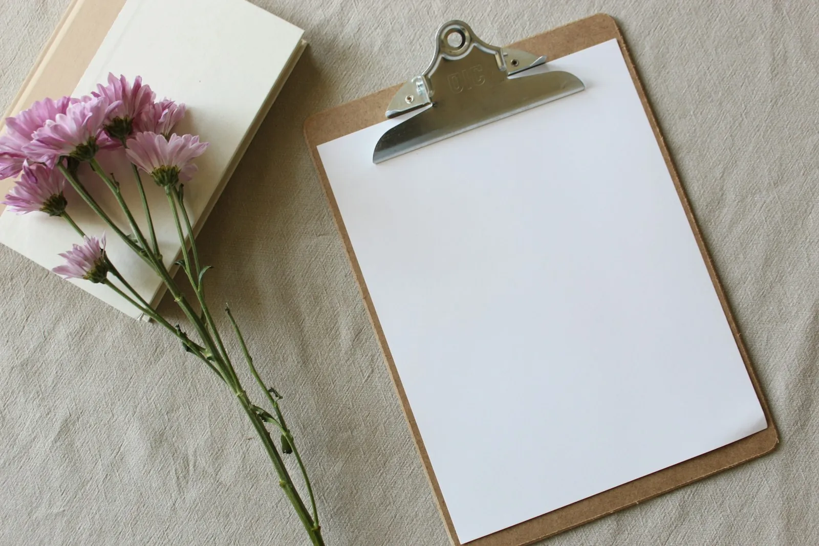 Notes at a bedside review, illustrating the assessment that confirms a flight date.