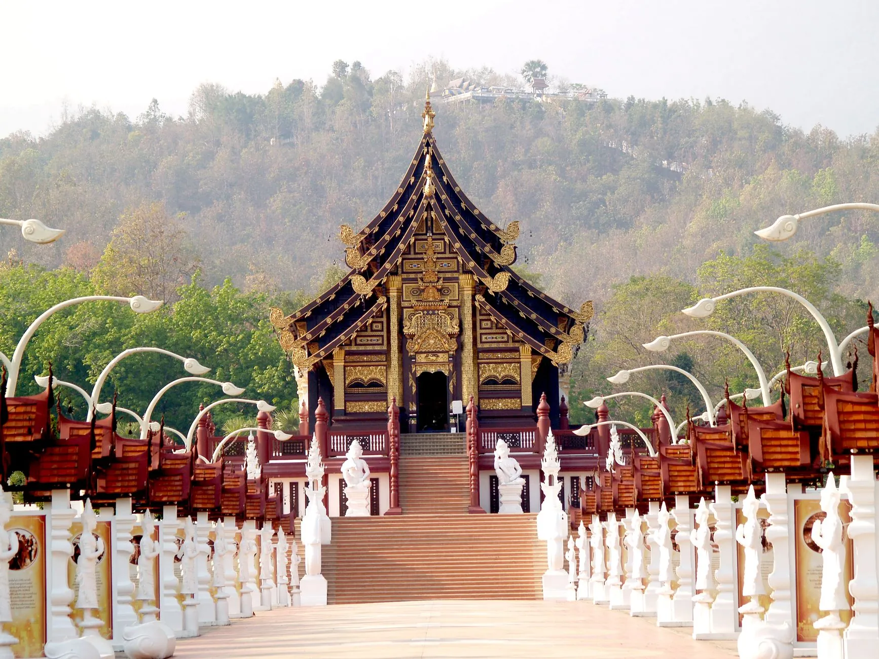 A quiet street in Chiang Mai, illustrating the northern location.