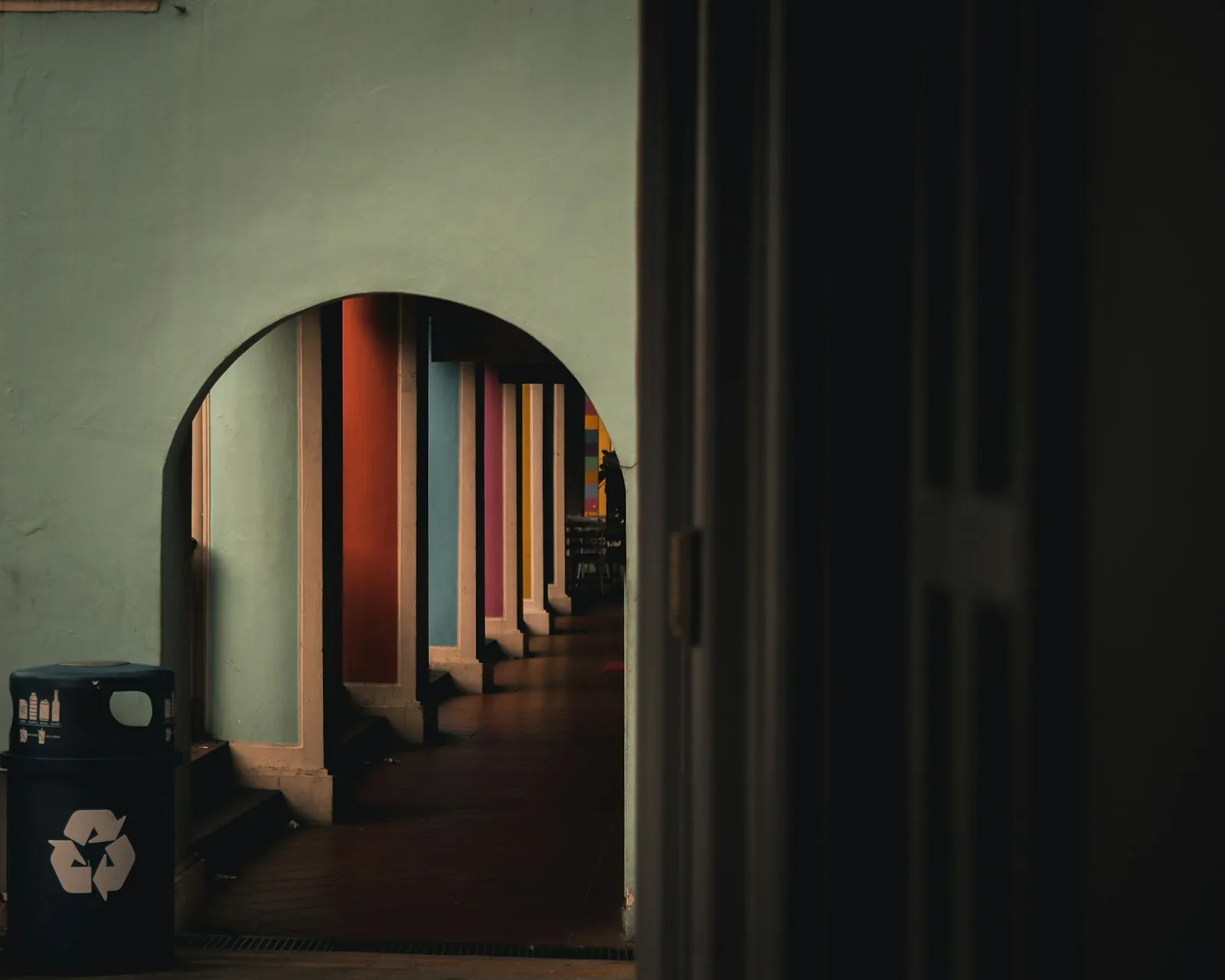 Two different doorways, illustrating two versions of the same operation.