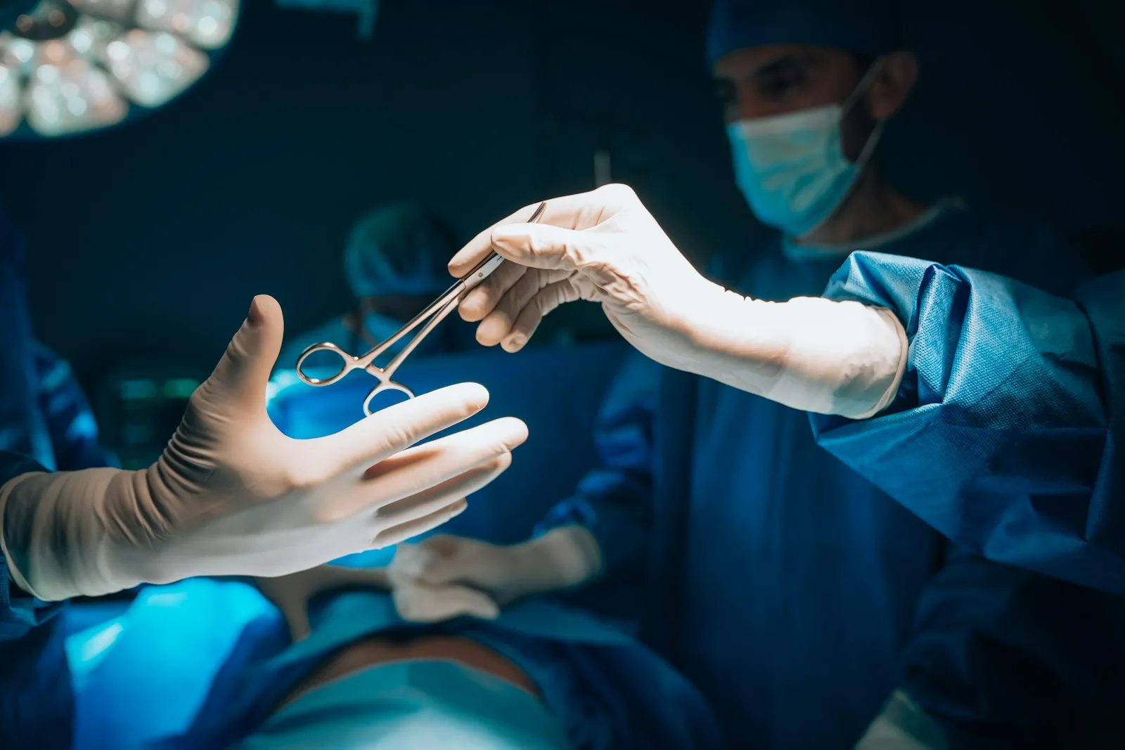 Illustrative photograph of a professional clinical setting accompanying information about Nose Augmentation