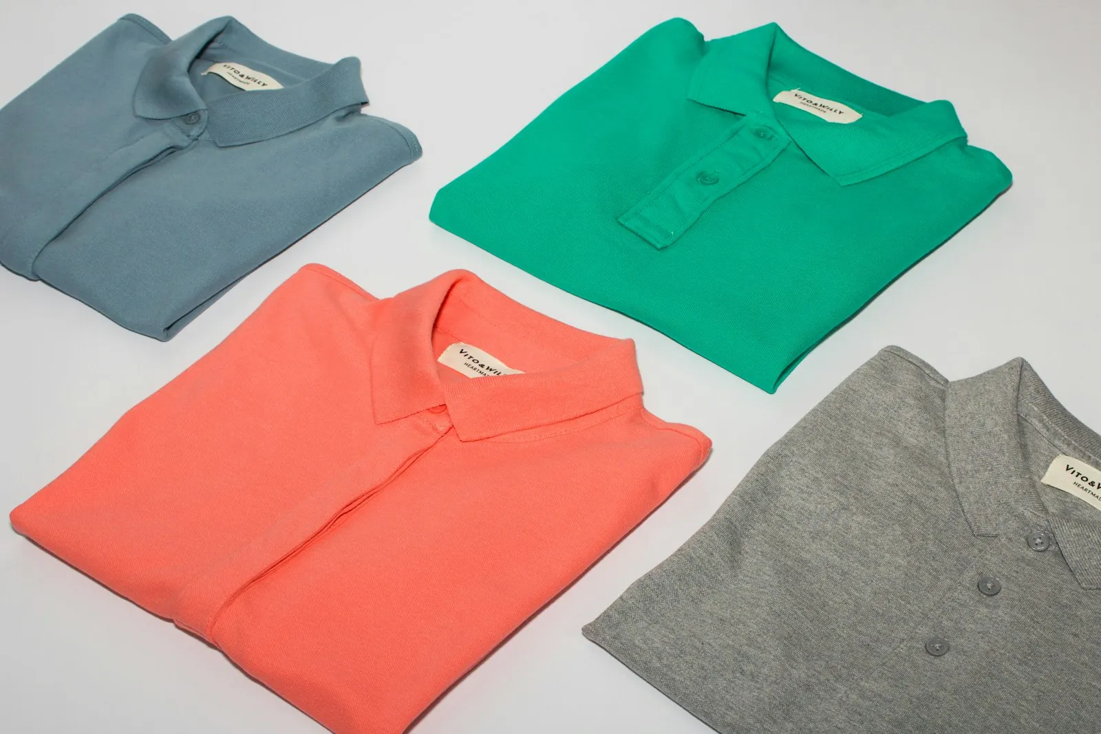 Folded clothing that fastens at the front, illustrating what is easy to wear after facial surgery.