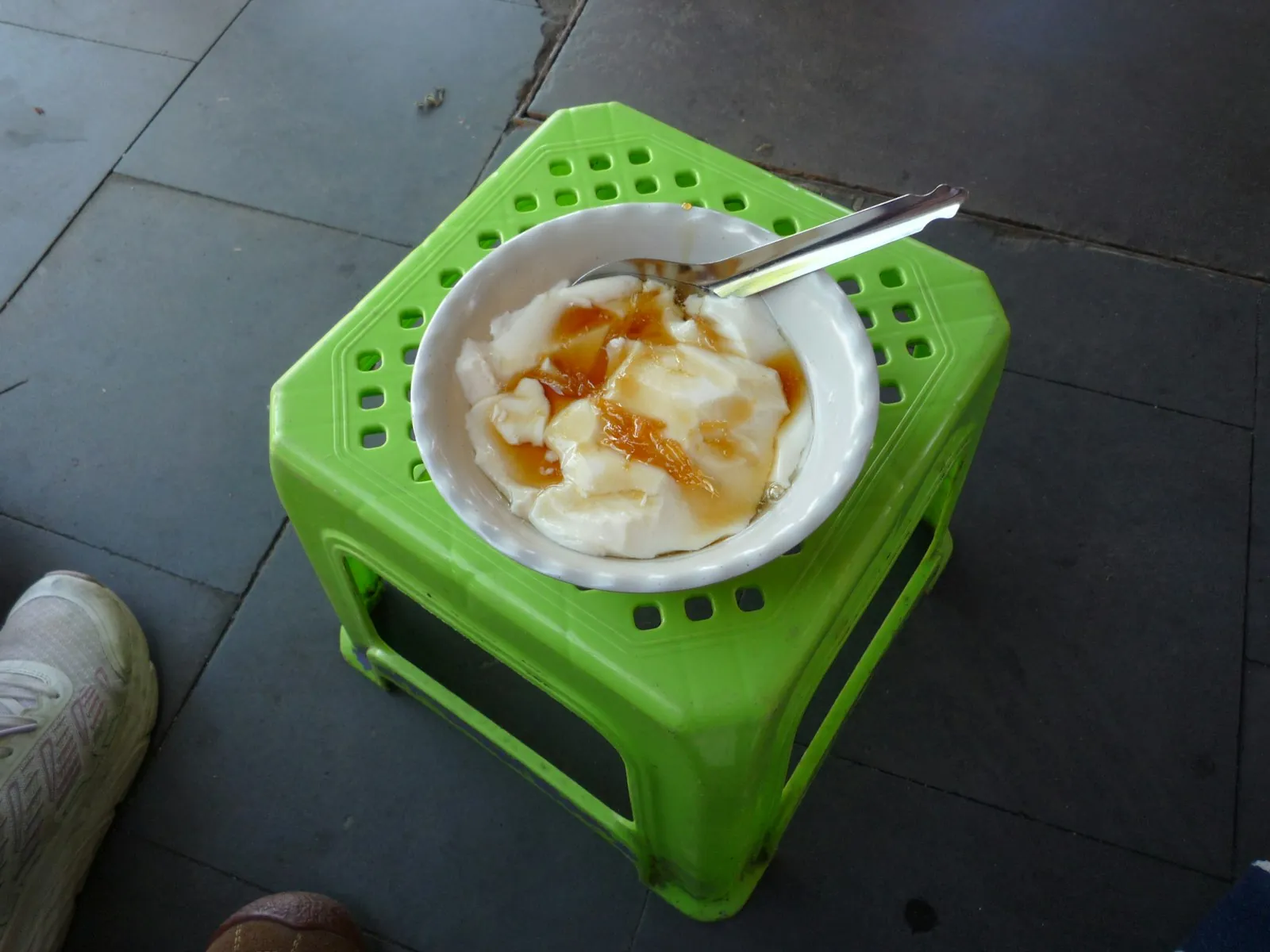 A simple soft meal, illustrating what is easy to eat while congested.