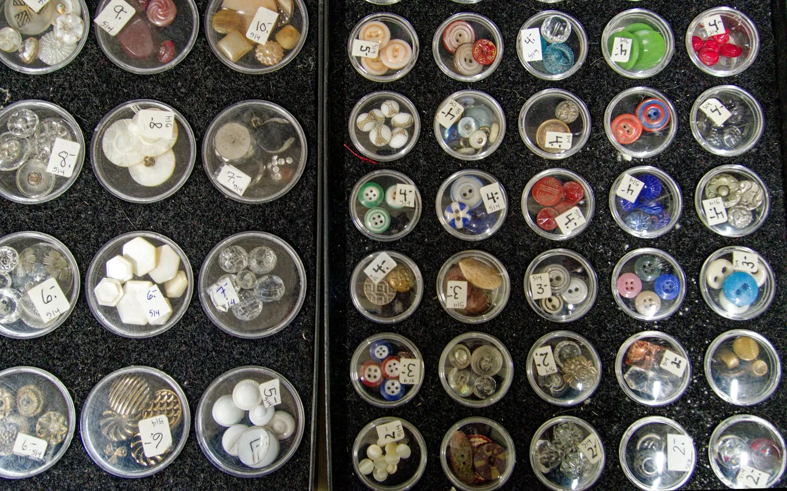 Items grouped into categories, illustrating separating different complaints.