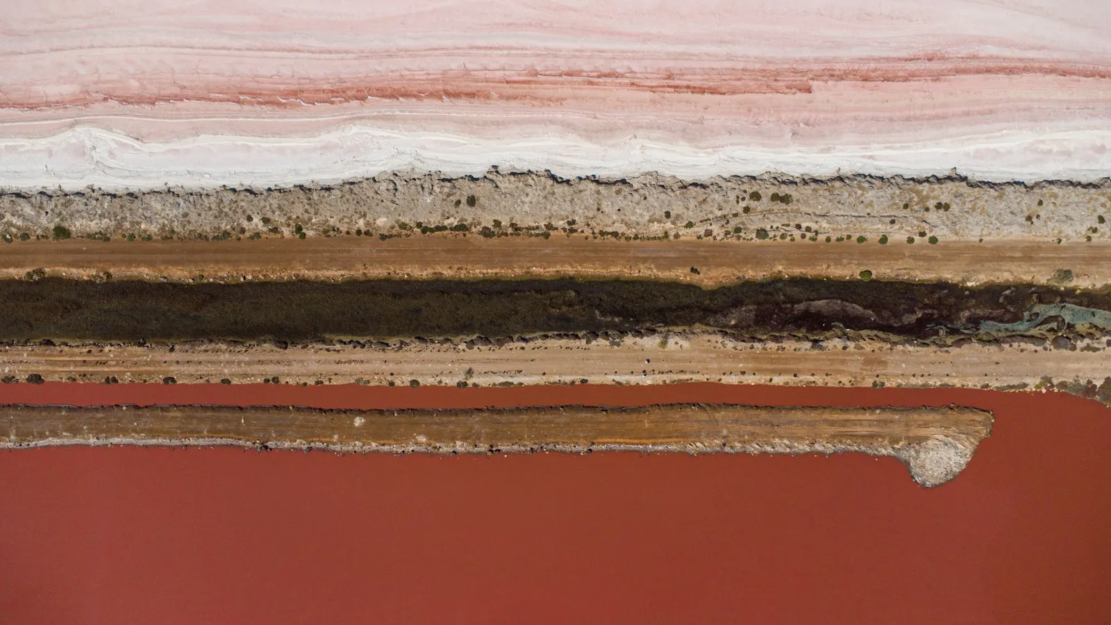 Layered materials, illustrating the three layers of the nose.