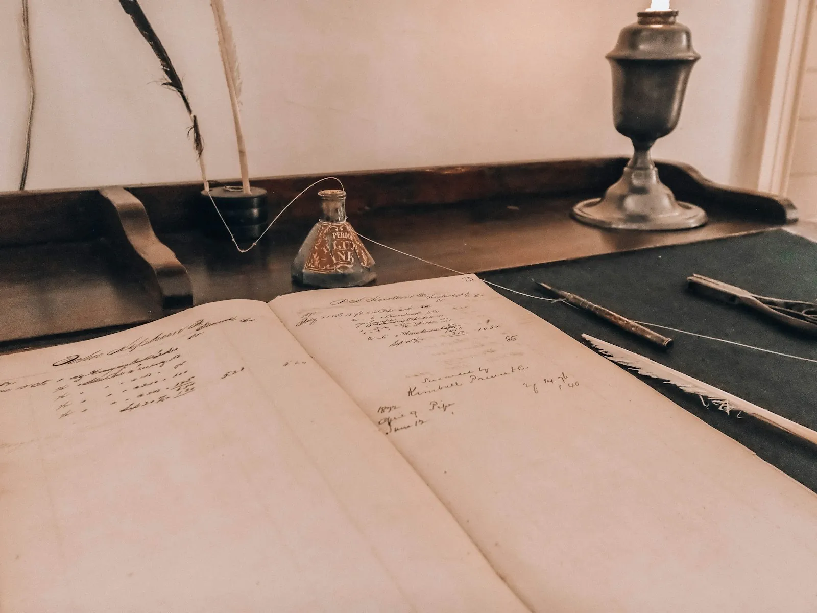 A written history on paper, illustrating bringing your eye history in writing.